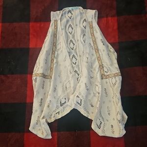 🏜Maurices Boho Cream-Lace Vest🏜